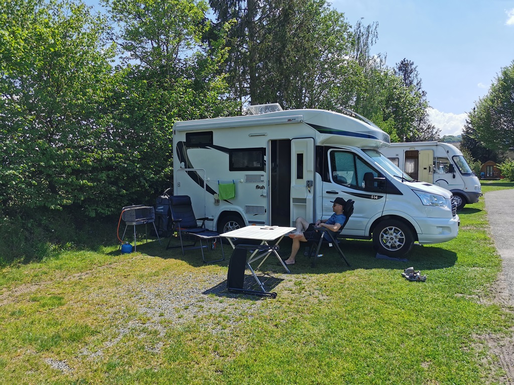 Stellplatz auf dem TCS Camping Sempach