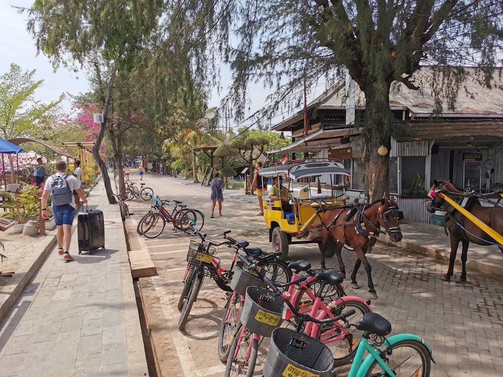 Fortbewegung auf Gili Trawangan