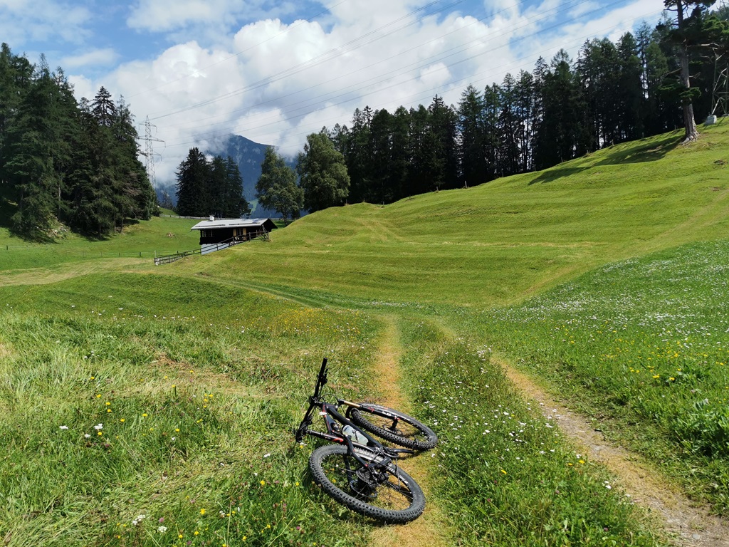 Wiese kurz vor dem Aussichtspunkt Crap Carschenna